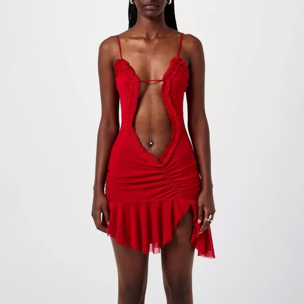NWT Jaded London Red Mini Fatale Dress